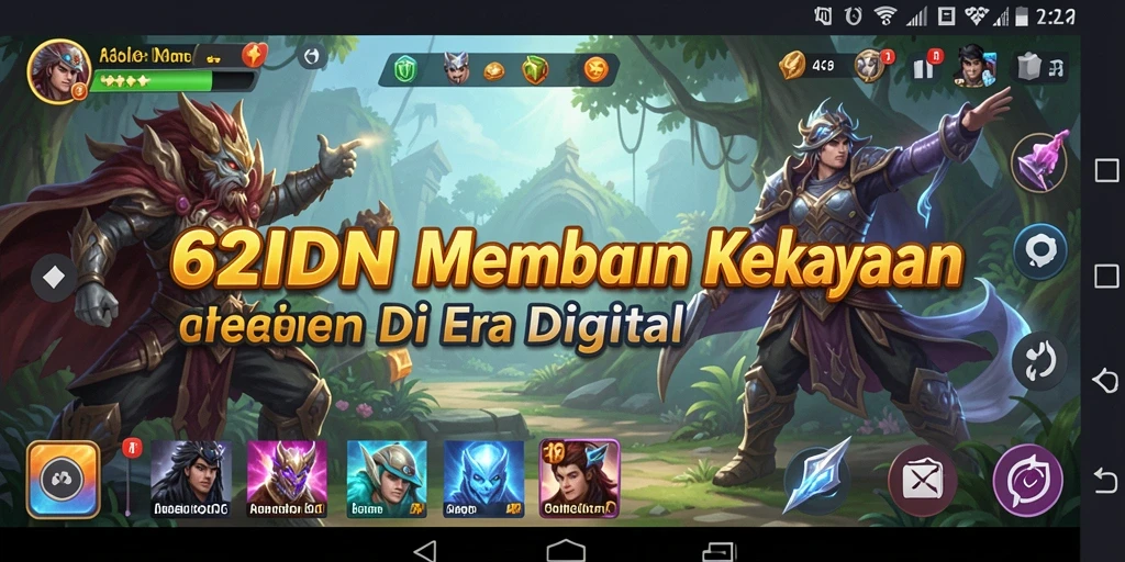 Tampilan gameplay menarik dari 62IDN yang menampilkan pembangunan bisnis.