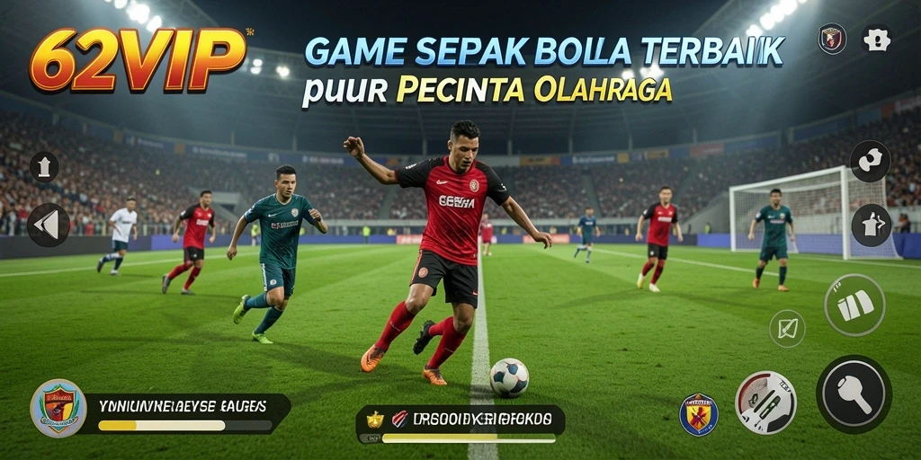 Tampilan menarik pertandingan sepak bola dalam 62VIP.