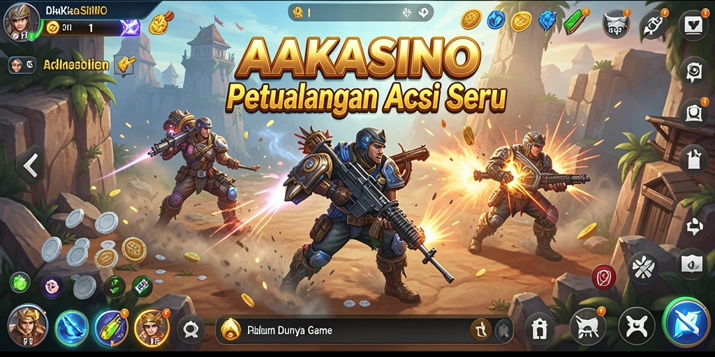 Gameplay AAKASINO yang seru dan mengasyikkan.