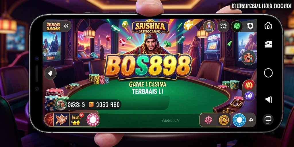 Screenshot gameplay Live Casino BOS898 dengan dealer profesional.