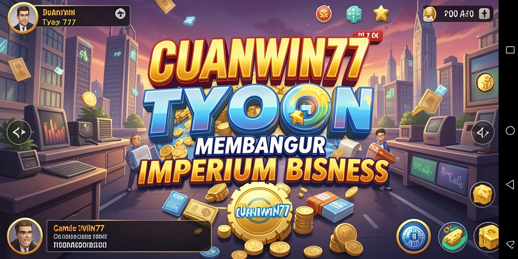 Tampilan gameplay CUANWIN77 yang menampilkan strategi bisnis yang menarik.