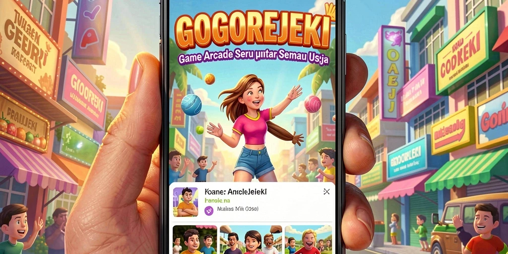 Tampilan gameplay seru dalam GOGOREJEKI yang penuh tantangan dan kesenangan.