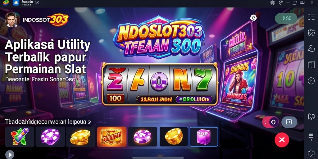 Tampilan menarik aplikasi INDOSLOT303 saat bermain slot.