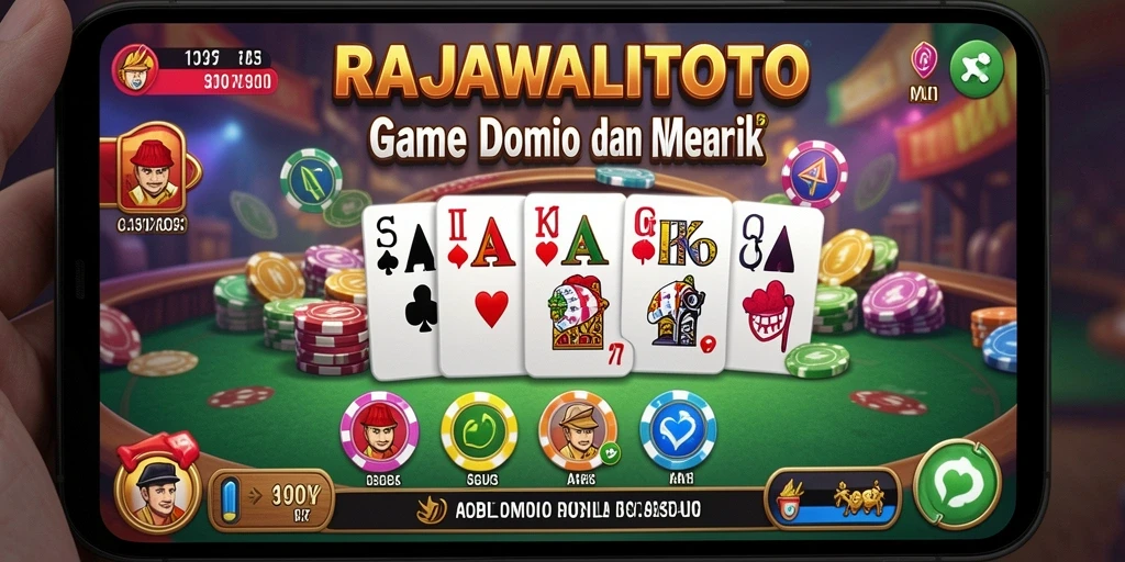 Tampilan gameplay seru dalam RAJAWALITOTO dengan pemain yang berkompetisi.