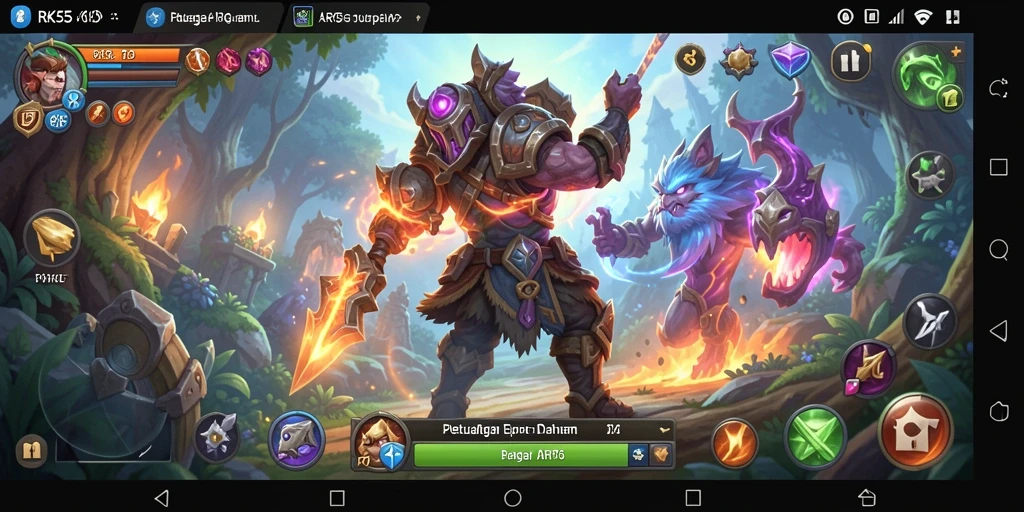 Gameplay seru dengan pertarungan dinamis di RK55.