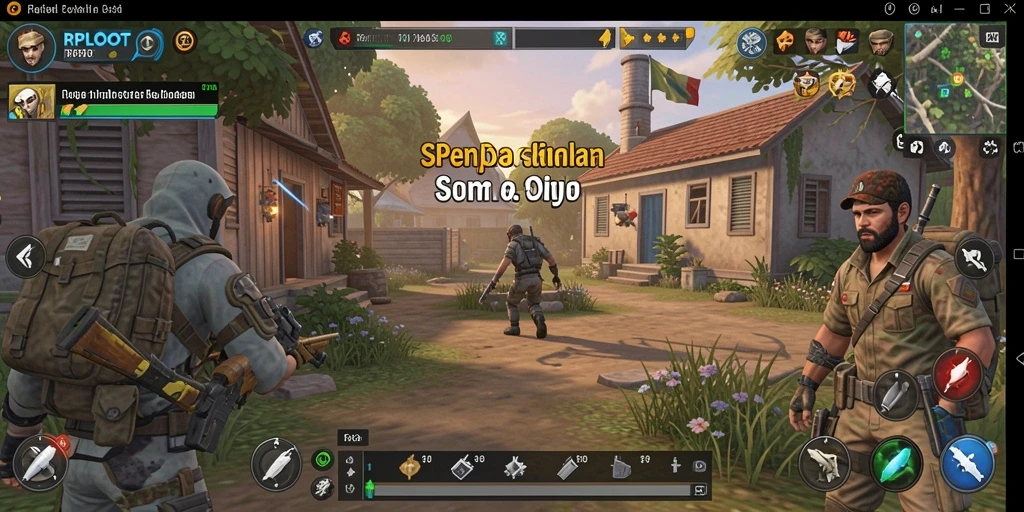 Tampilan gameplay RPLOOT dengan pengelolaan sumber daya yang menarik.