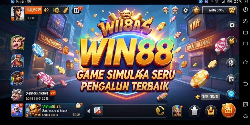 Tampilan gameplay simulasi yang menarik di WIN88.